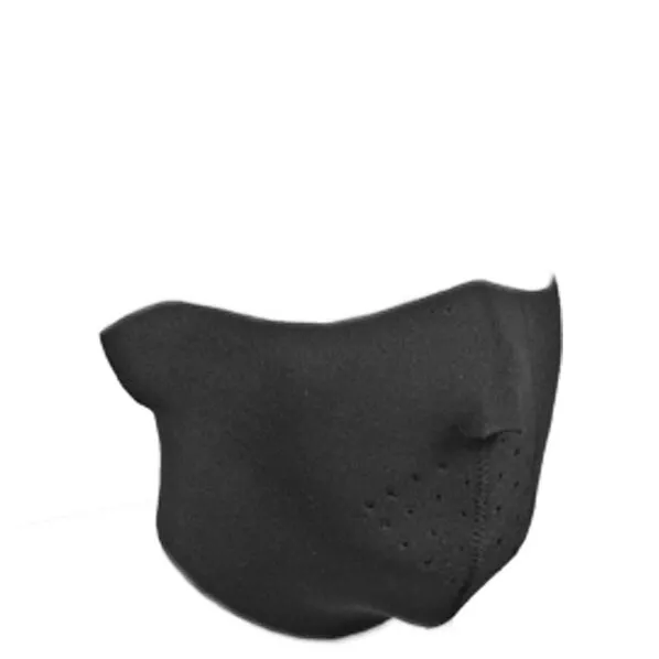 Biker Motorrad Halb Face Mask Chopper Schwarz Maske Sturmhaube Schutzmaske NEU