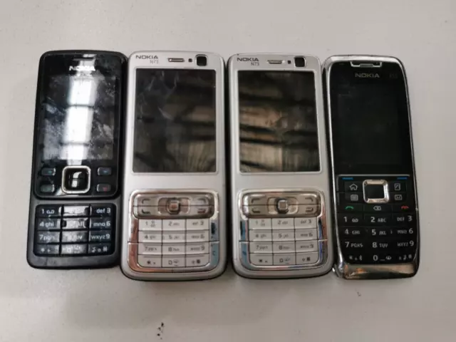 NOKIA MOBILES PHONES (6300, 2x N73, E51) - UNTESTED