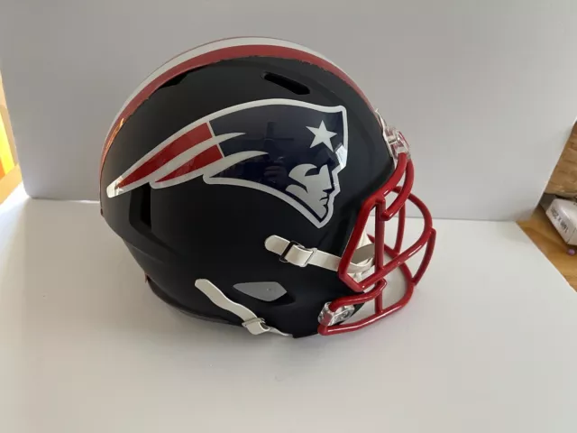 New England Patriots Custom Color Rush Concept NFL Full Size SPEED Helmet