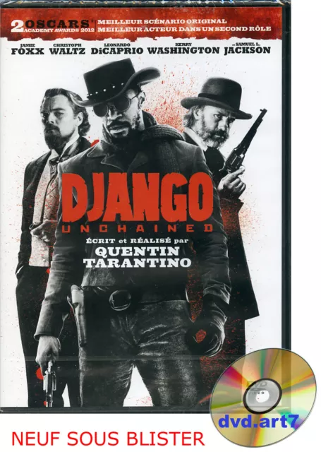 DVD : DJANGO UNCHAINED - de Quentin Tarantino - Jamie Foxx - NEUF SOUS BLISTER