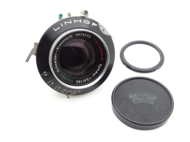 Linhof Schneider Technika Symmar 150/5.6 ~ 265/12 Lens in Linhof Shutter