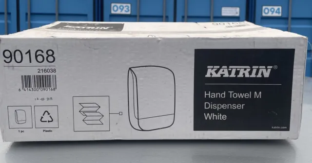 New Katrin Inclusive Large Hand Towel M Dispenser White - M90168