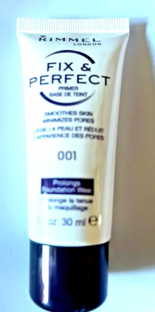 Rimmel Fix & Perfect Primer, Foundation Primer # 001