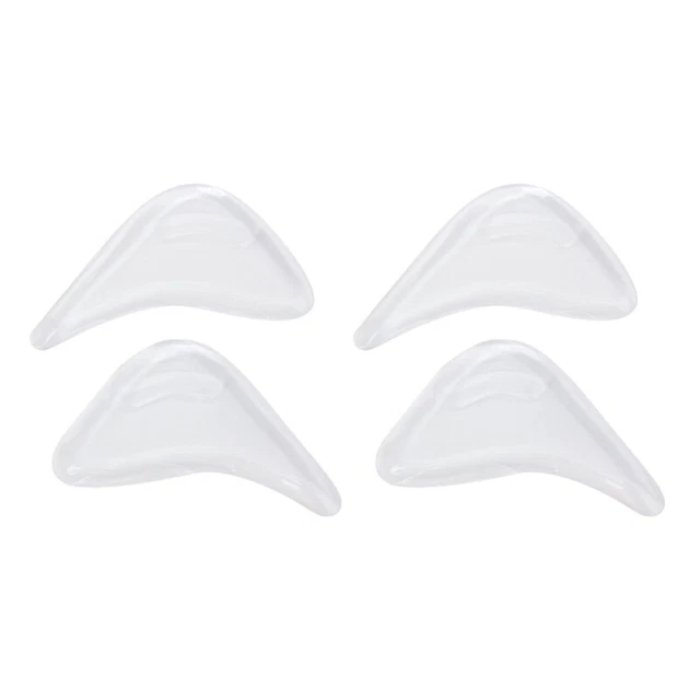 2 Pair Of Gel Toe Pads Insoles for Pointed Shoes/Shoes Too Big---Clear Y9U6