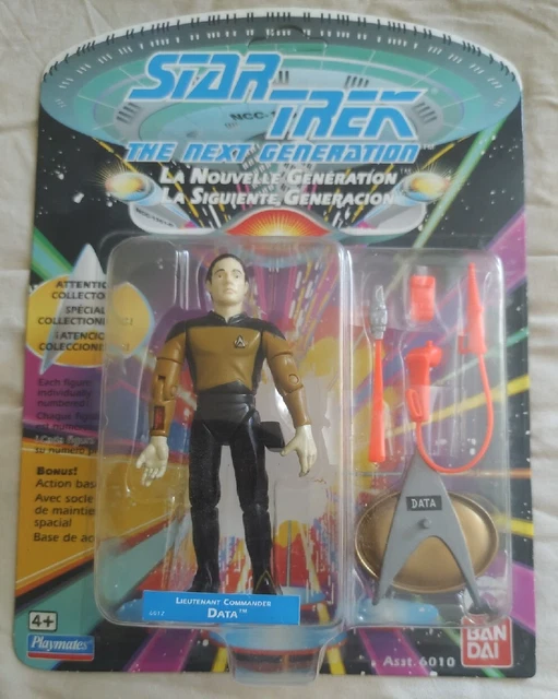 Star Trek The Next Generation Figure Lieutenant Commander Data Sealed In Box