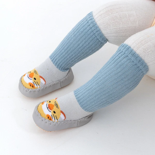 Pantofole lunghe antiscivolo bambini bambina ragazzi bambini calze stivali cotone scarpe 2