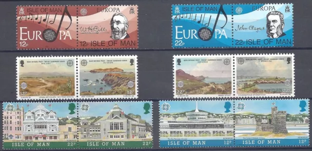 Isle of Man -1987 Europa/CEPT 1985-87 Mi.Nr. 278-281, 306-309 & 335-338