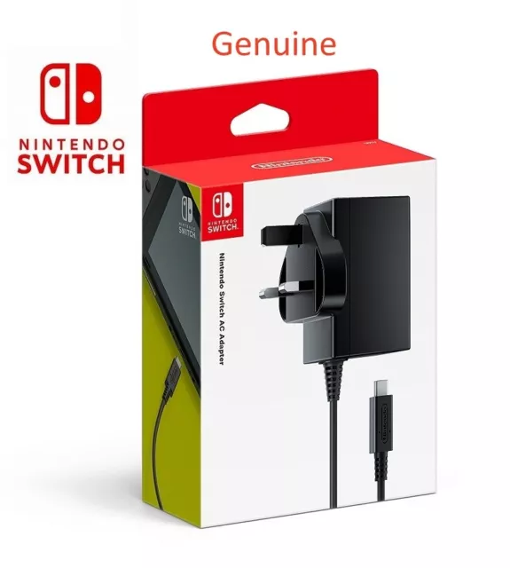 New Genuine Nintendo Switch /Lite AC Power Supply Adapter Charger, US EU UK Plug