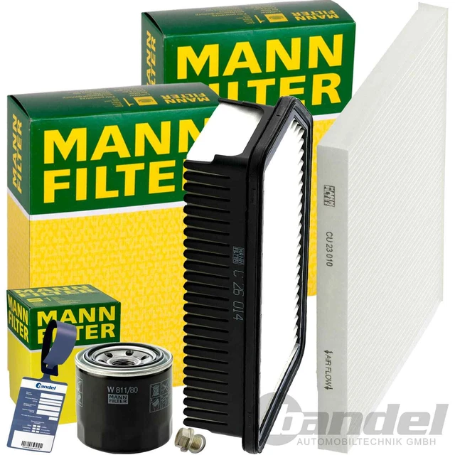 MANN FILTER INSPEKTIONSPAKET passend für HYUNDAI ix20 JC KIA VENGA YN