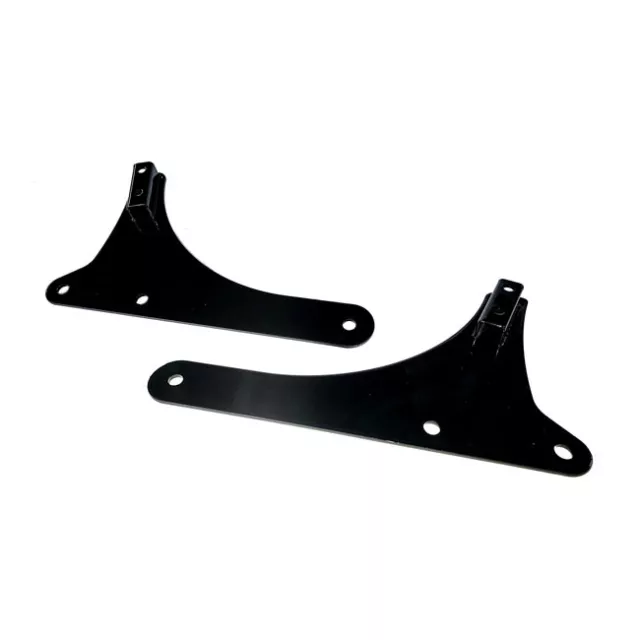 Cycle Vision Sissybar Plaques Latérales Noir pour Harley-Davidson FLHS, Flde