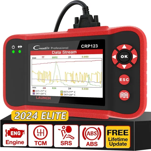 2024 LAUNCH CRP123 KFZ OBD2 Diagnosegerät Auto Scanner Fehler Auslesegerät