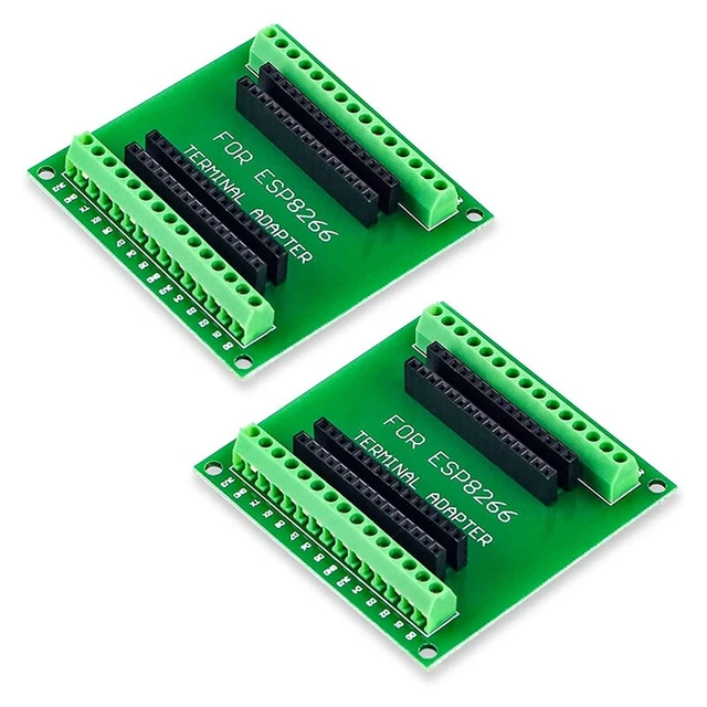 2PCS ESP8266 Breakout Board GPIO 1 2 for ESP8266 ESP-12E NodeMCU Entw A3J5
