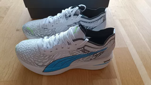 Puma Deviate Nitro Elite Racer Herren-Laufschuhe - weiß Gr. 42.5 EU