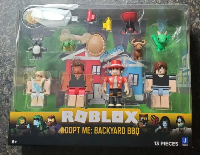 ROBLOX Adopt Me Backyard BBQ 13 Pieces W/virtual Item by Jazwares A6 for  sale online