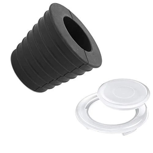 Umbrella Cone Wedge 1.46 Inch Black for Patio Table Hole Opening Parasol Base