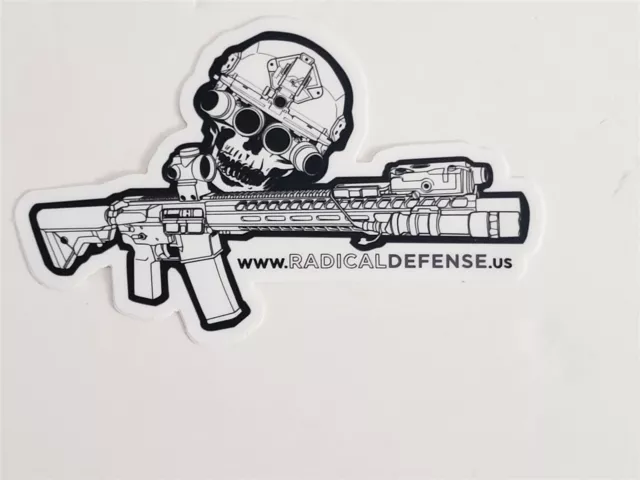 Radical Defense Sticker Decal Military Firearms