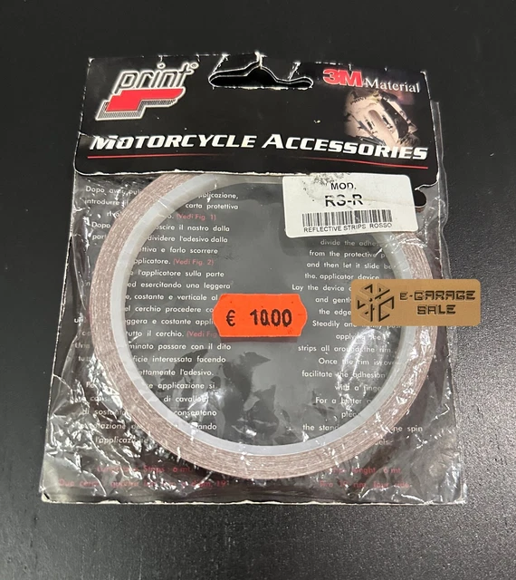 Adesivi Sticker Cerchi Moto - 6mt 4 lati fino a diam. 19'' - Reflective Strips