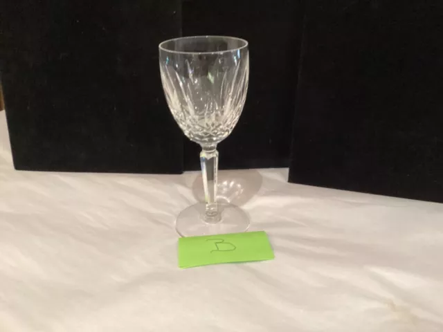 Authentic Signed Waterford Lismore Crystal White Wine Glass Nr