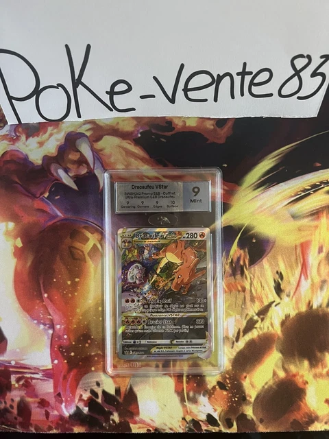 Carta Pokémon Dracaufeu VSTAR SWSH262 - Ultraboost Francese, Scatola 10 Carte