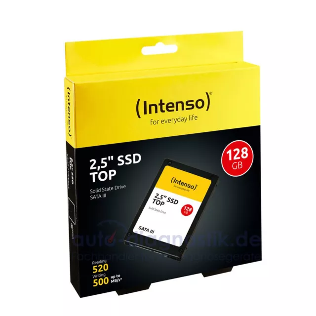 SSD Intenso 2,5 " Disque Dur 128GB Top SATA3 Internal Disque Dur 2