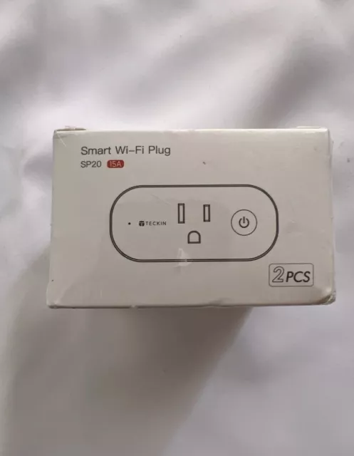 Teckin SP20 Smart Plug - WiFi Enabled, White, Brand New