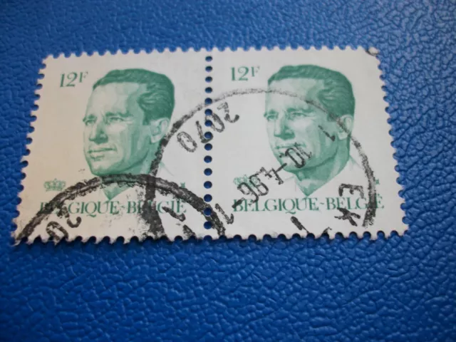 Belgien, 1982, König Baudouin, 2x 12F, gestempelt