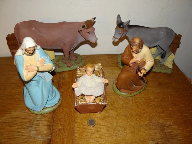 Ancien Santon De Crèche Devineau Taille 2 – Figurine Vintage