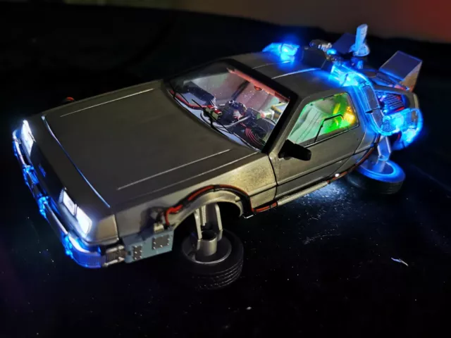 #Hot Wheels 1/18 Back To The Future DELOREAN 4 in 1 ULTIMATE ELITE EDITION RAREi