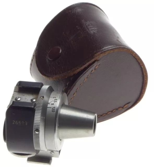 LEICA RF Leitz universal hot shoe range view finder cased IIIf IIIg IIf camera