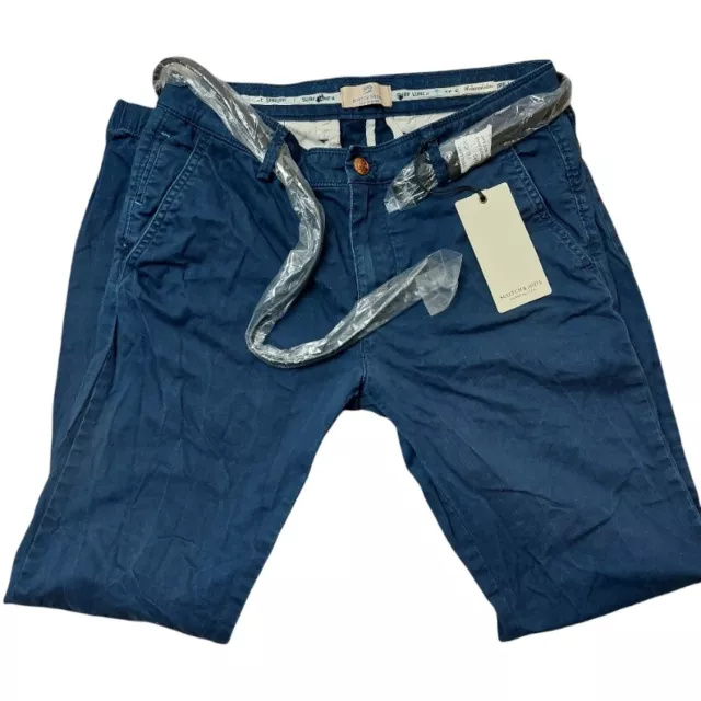 Scotch & Soda Scotch geschrumpft Jungen entspannte schmale Passform Chino, mit Gürtel. Alter 14 28W