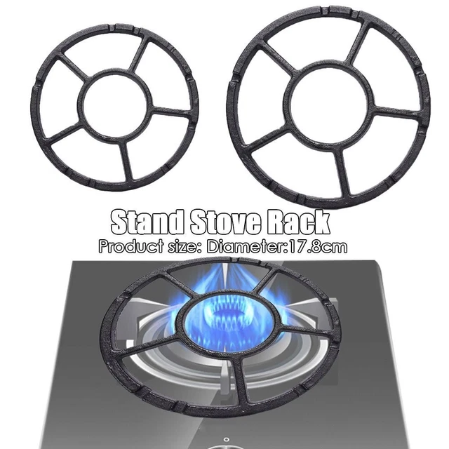 Wok Support de cuisinière Porte-pot à lait Trivets Poêle Pan Titulaire Fonte