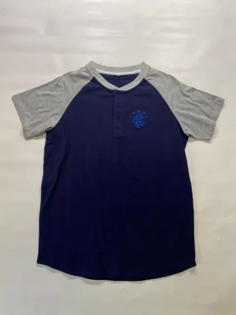 Rangers Football Club Mens Official Polo Shirt Medium