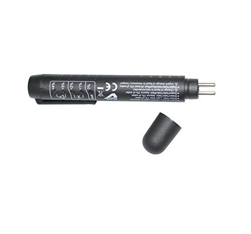 ITEQ Brake Fluid Liquid Tester Pen with 5 LED Indicators Calibrated DOT3 DOT4...