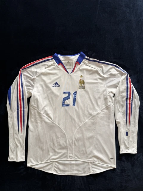 Maillot porté shirt worn ancien EQUIPE DE FRANCE N° 11