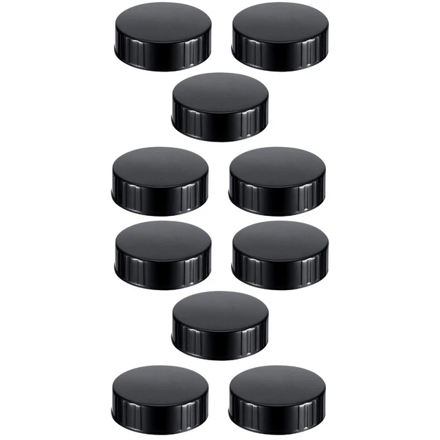 10 piezas tapas de plástico Growler Caps sello de polietileno tapas de tornillo redondas