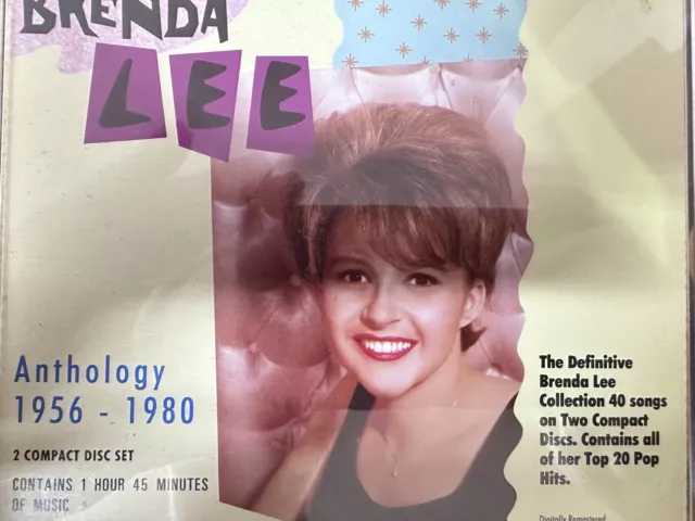 BRENDA LEE - Anthology 1956-1980 2 x CD 1991 MCA 2CD Exc Cond!