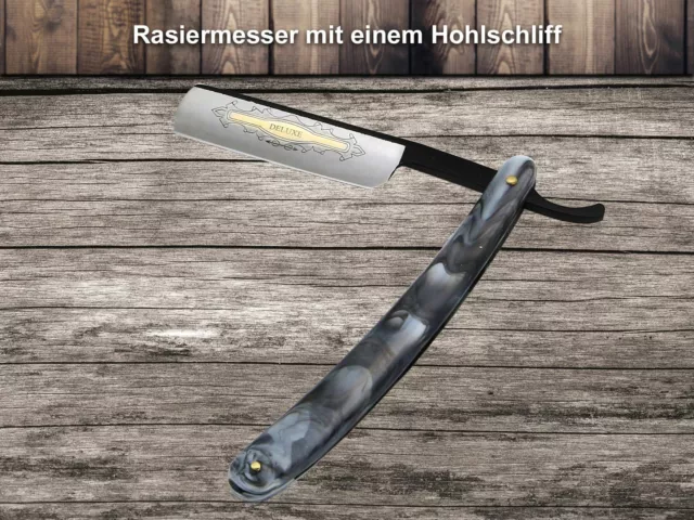 Geschenk Set Rasiermesser Set mit Streichriemen und Schleifpaste Solingen 2