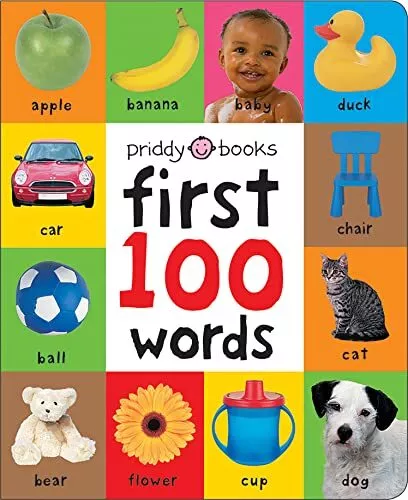 First 100 Words (UK Edition) (Soft to Touch Board ... by Priddy Books Board book