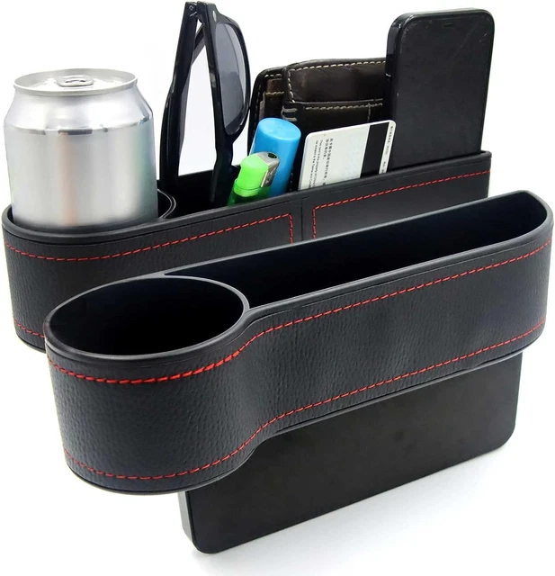 Car Seat Gap Filler, 2 Pack Multifunctional Car Seat Organizer for a Safe and St