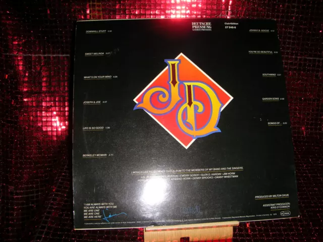 JOHN DENVER - JD ( Vinyl + Cover Hervorragend erh.) 70's  Ger 3