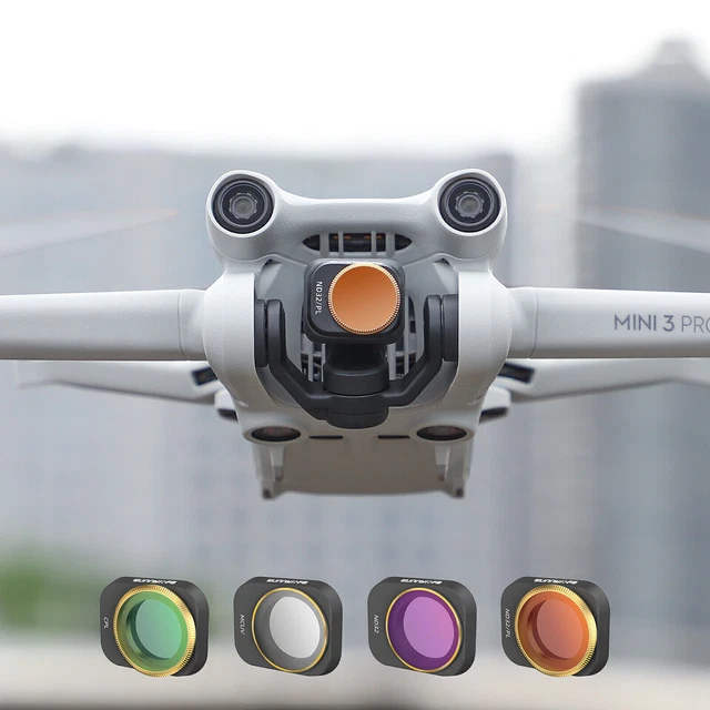 Kit Filtri ND/CPL Per DJI Flip - 6 Pezzi In Vetro Ottico Tedesco, Leggeri 0.5g, Con MCUV, CPL, ND8, ND16, ND32, ND64