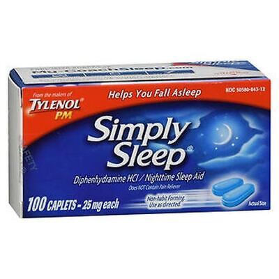 Simply Dormir Nocturna Ayuda para Dormir Comprimidos 100 Pastillas