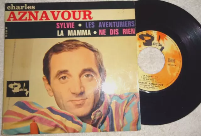 EP-Single: Charles Aznavour - Sylvie, 1963