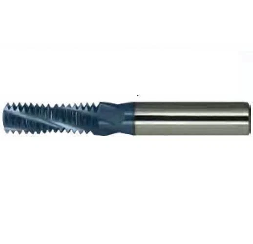 1/2-13 High-Performance Carbide CNC Multi-Pitch Helical Flute Threadmill-ALTiN