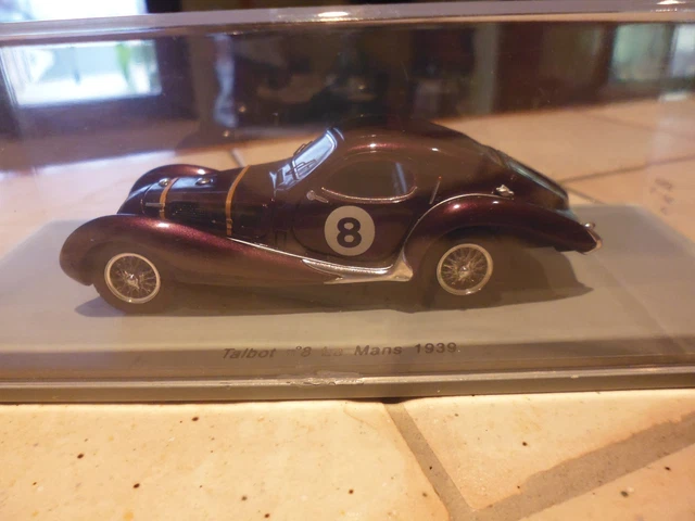 Spark 1:43 Talbot #8 24h Le Mans 1939 de Massa / Mahe S2918 modelo