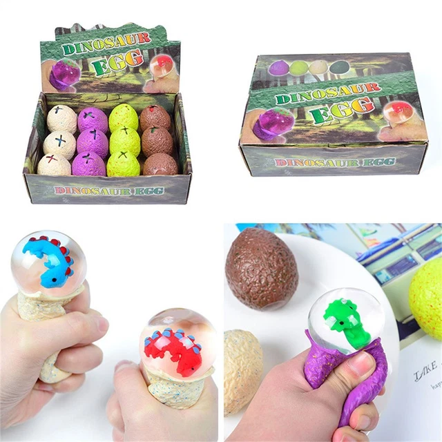 Halloween palla dinosauro palline da spremitura palla da stress mano fidget giocattolo