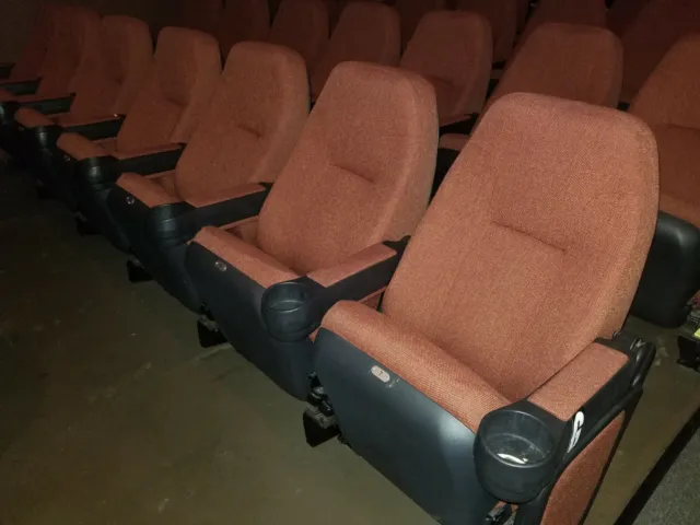 AUDITORIUM THEATER SEATING 188 Rocker Type Movie Theatre Chairs used Greystones