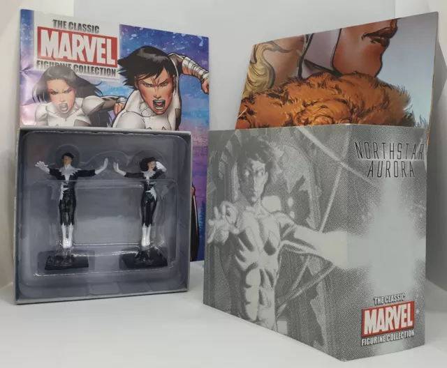 *DP04 NORTHSTAR AND AURORA (NON-ENGLISH MAG) Eaglemoss Classic Marvel Figurine