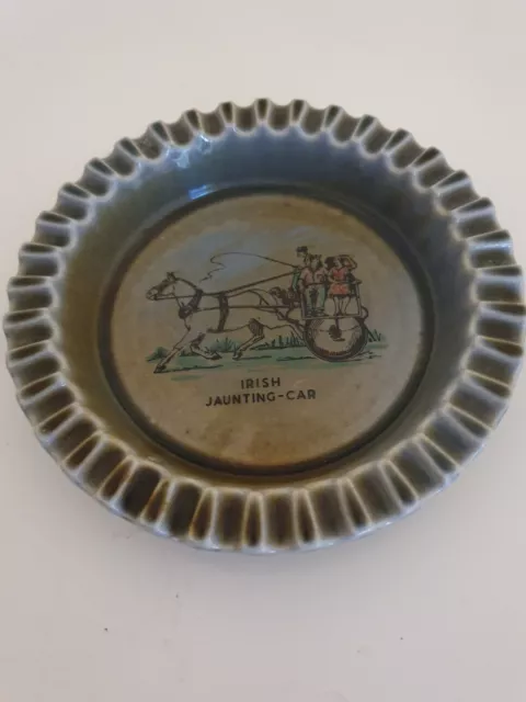 Vintage Wade Iris Co Armagh  Ash Tray / Trinket Dish | Irish Jaunting Car