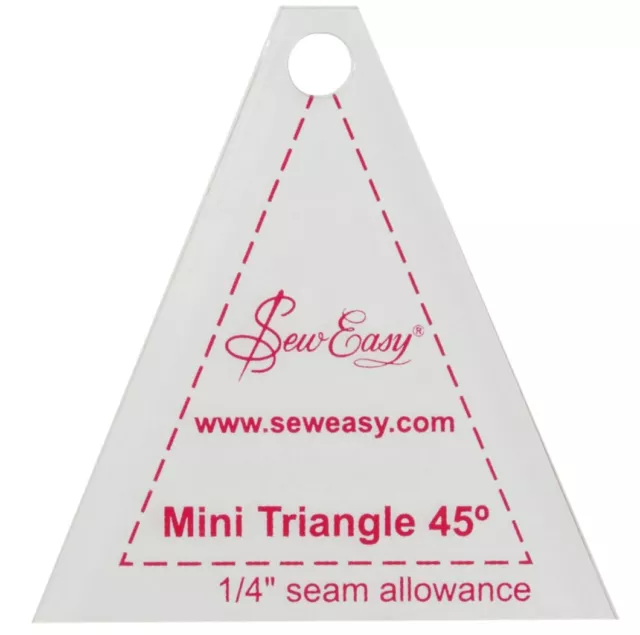 Sew Easy Mini Triangle 45 Degré Patchwork Matelassage Modèle